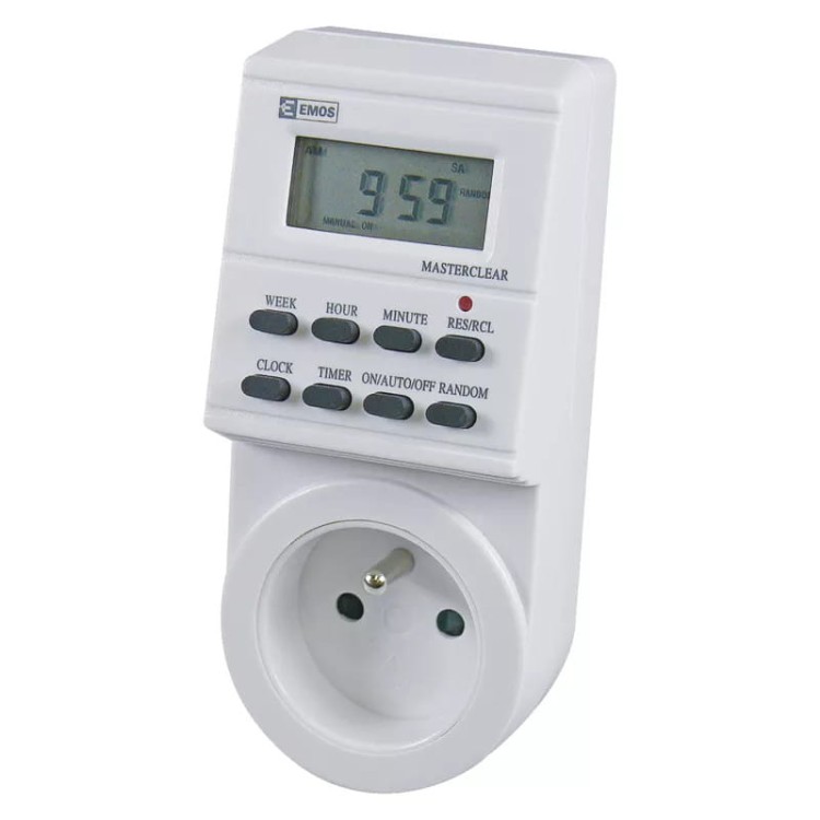 Cyfrowy programator czasowy TS-EF1 P5501 Emos timer z wyświetlaczem