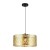 Lampa sufitowa wisząca Industrialna Loft BLOSSOM 1xE27 MLP0870 Milagro 1x E27 40cm nowoczesna oprawa oświetleniowa okrągła metal złoty złota złoto czarna zwis Inspiracje Premium