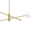 Lampa sufitowa wisząca Industrialna Loft DORI GOLD 4xG9 MLP8573 Milagro G9 x4 nowoczesna oprawa oświetleniowa metalowa nad stół blat wyspę z białymi kulami kulkami złota złoto Inspiracje Premium