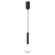 Lampa sufitowa wisząca PLAY BLACK 1xG9 MLP0970 Milagro 1x G9 od 35cm do 90cm nowoczesna oprawa oświetleniowa kula szklana biała czarna zwis Inspiracje Premium