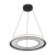 Lampa sufitowa wisząca NEST 43W LED śr. 61cm ML0524 Milagro nowoczesna oprawa oświetleniowa świecący okręg czarny czarna zwis Inspiracje Premium