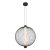 Lampa sufitowa wisząca KYOTO 39W LED śr. 54cm ML0527 Milagro nowoczesna oprawa oświetleniowa kula z drutów druciana czarna zwis Inspiracje Premium