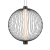 Lampa sufitowa wisząca KYOTO 39W LED śr. 54cm ML0527 Milagro nowoczesna oprawa oświetleniowa kula z drutów druciana czarna zwis Inspiracje Premium
