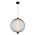 Lampa sufitowa wisząca KYOTO 39W LED śr. 54cm ML0527 Milagro nowoczesna oprawa oświetleniowa kula z drutów druciana czarna zwis Inspiracje Premium