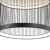 Lampa sufitowa Guarda 43W LED śr. 51cm ML0528 Milagro nowoczesna oprawa oświetleniowa okrąg z drutów druciana czarna Inspiracje Premium
