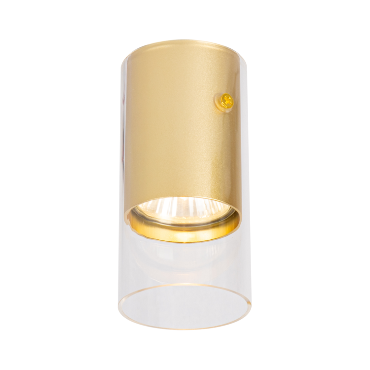 Lampa sufitowa natynkowa Loft Ricky Downlight Złoty 1xGU10 ML0688 Milagro 1x GU10 6cm Spot oświetleniowa Industrialna nowoczesna ścienna kinkiet metal złota Inspiracje Premium