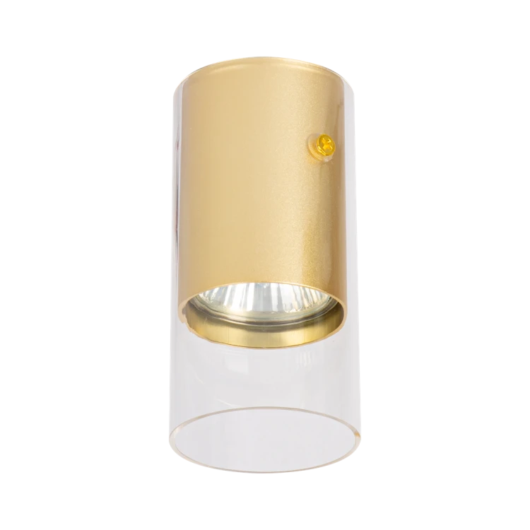 Lampa sufitowa natynkowa Loft Ricky Downlight Złoty 1xGU10 ML0688 Milagro 1x GU10 6cm Spot oświetleniowa Industrialna nowoczesna ścienna kinkiet metal złota Inspiracje Premium
