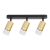 Lampa sufitowa listwa szyna natynkowa Ricky Spot Złoty 3xGU10 ML0692 Milagro 38cm Spot oświetleniowa Industrialna nowoczesna czarna czarno złota nawierzchniowa jak szynoprzewód Inspiracje Premium