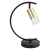 Lampa biurkowa Industrialna Loft Ricky Złoty 1xGU10 ML0693 Milagro GU10 36cm nowoczesna lampka regulowana metalowa czarna czarno złota Inspiracje Premium