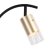 Lampa biurkowa Industrialna Loft Ricky Złoty 1xGU10 ML0693 Milagro GU10 36cm nowoczesna lampka regulowana metalowa czarna czarno złota Inspiracje Premium