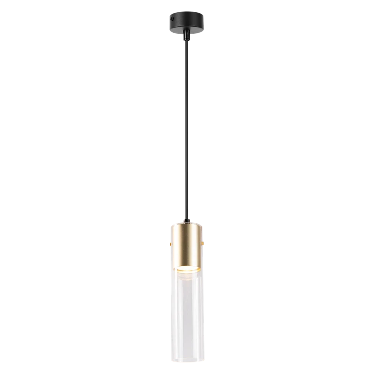 Lampa sufitowa wisząca Loft Ricky Złoty 1xGU10 ML0845 Milagro 1x GU10 Spot oświetleniowa zwis Industrialna nowoczesna metal czarna czarno złota Inspiracje Premium