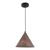 Lampa sufitowa wisząca Bosco 1xE27 MLP0871 Milagro 1x E27 30cm nowoczesna oprawa oświetleniowa okrągła metal w kolorze drewna zwis Inspiracje Premium