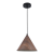 Lampa sufitowa wisząca Bosco 1xE27 MLP0871 Milagro 1x E27 30cm nowoczesna oprawa oświetleniowa okrągła metal w kolorze drewna zwis Inspiracje Premium