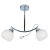 Lampa sufitowa Connor White 2xE27 MLP0876 Milagro 2x E27 48cm nowoczesna oprawa oświetleniowa szklane kule metal chrom biała białe zwis Inspiracje Premium