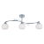 Lampa sufitowa Connor White 3xE27 MLP0877 Milagro 3x E27 64cm nowoczesna oprawa oświetleniowa szklane kule metal chrom biała białe Inspiracje Premium