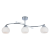 Lampa sufitowa Connor White 3xE27 MLP0877 Milagro 3x E27 64cm nowoczesna oprawa oświetleniowa szklane kule metal chrom biała białe Inspiracje Premium
