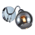 Lampa ścienna Kinkiet Connor 1xE27 MLP0872 Milagro 1x E27 nowoczesna oprawa oświetleniowa szklana kula chrom pojedynczy Inspiracje Premium