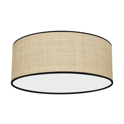 Lampa sufitowa MARSHALL NEW / RATTAN 2xE27 40cm MLP71067 Milagro 2x E27 nowoczesna oprawa oświetleniowa okrągła rattanowa Inspiracje Premium