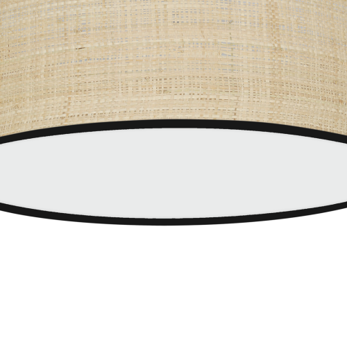 Lampa sufitowa MARSHALL NEW / RATTAN 2xE27 40cm MLP71067 Milagro 2x E27 nowoczesna oprawa oświetleniowa okrągła rattanowa Inspiracje Premium