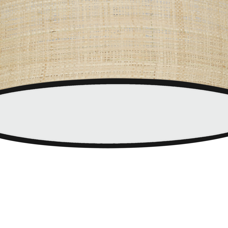 Lampa sufitowa MARSHALL NEW / RATTAN 2xE27 40cm MLP71067 Milagro 2x E27 nowoczesna oprawa oświetleniowa okrągła rattanowa Inspiracje Premium