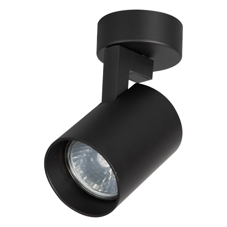 Lampa sufitowa natynkowa Loft Volf Spot Czarny 1xGU10 ML0675 Milagro 1x GU10 6cm Spot oświetleniowa Industrialna nowoczesna ścienna kinkiet ścienno-sufitowa metal czarna Inspiracje Premium