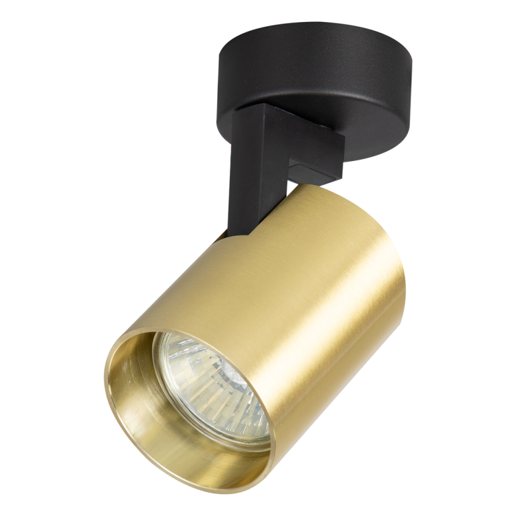 Lampa sufitowa natynkowa Loft Volf Spot Złoty 1xGU10 ML0677 Milagro 1x GU10 6cm Spot oświetleniowa Industrialna nowoczesna ścienna kinkiet ścienno-sufitowa metal czarna czarno złota Inspiracje Premium