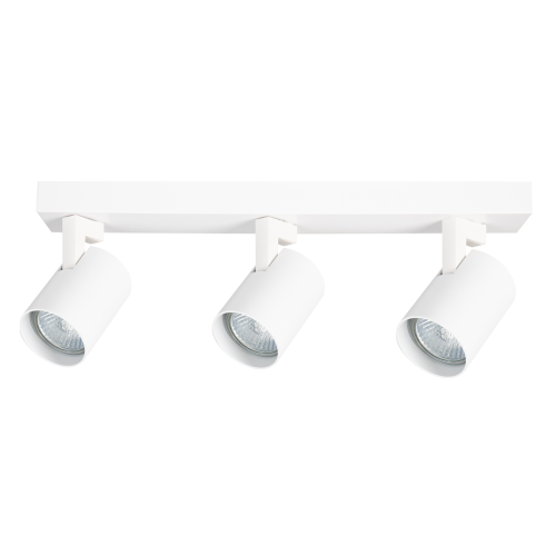 Lampa sufitowa listwa szyna natynkowa Volf Spot Biały 3xGU10 ML0681 ML0682 38cm Spot oświetleniowa Industrialna nowoczesna biała nawierzchniowa jak szynoprzewód Inspiracje Premium
