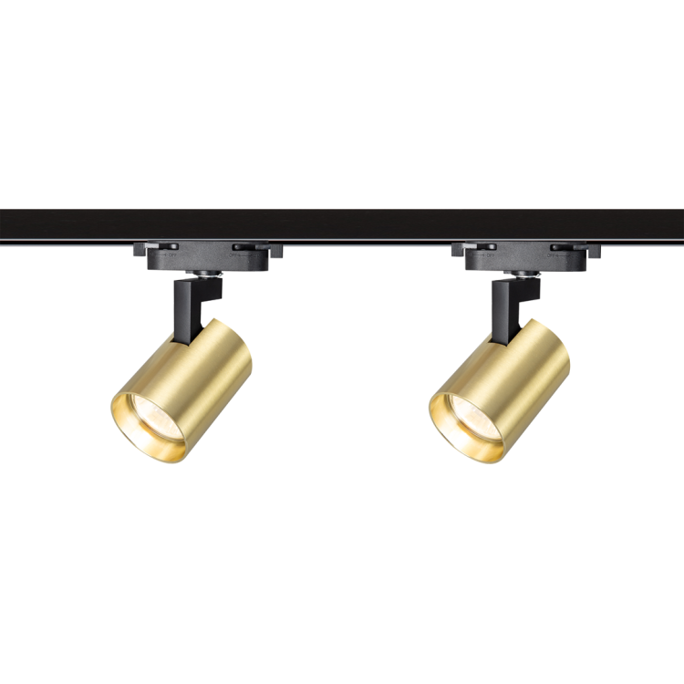 Szynoprzewód Szyna 1,5m Track z Lampami Reflektorami Zestaw Volf Track Złoty 4xGU10 ML0686 Milagro Loft nowoczesna sufitowy ścienny oświetlenie szynowe listwa natynkowa 230V czarno złota czarna czarny