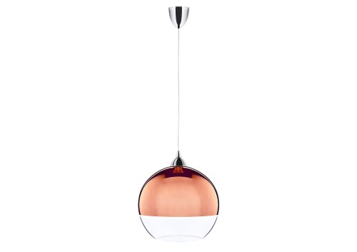 Klosz do lampy GLOBE COPPER S 5763 NOWODVORSKI Lighting szklana przyciemniana kula Miedziana przezroczysta Inspiracje Premium