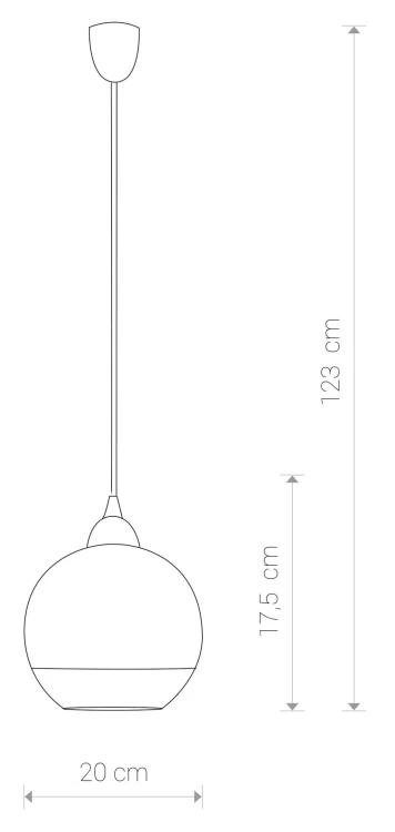 Klosz do lampy GLOBE COPPER S 5763 NOWODVORSKI Lighting szklana przyciemniana kula Miedziana przezroczysta Inspiracje Premium