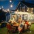 Lampki ogrodowe Girlanda Łańcuch Party 15m 15 x LED E27 do Ogrodu wymienne Żarówki KTMA15M15G MIMOSA Kobi Dekoracyjny IP44 15xE27 Dekoracja sznur czarny