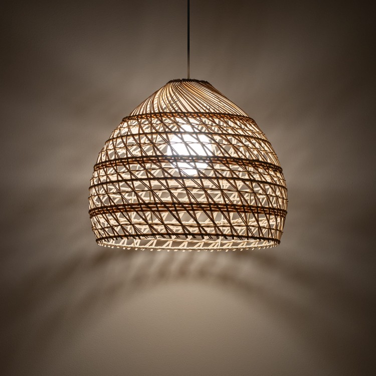 Lampa sufitowa Wisząca BOHO M 11151 Nowodvorski Lighting w stylu boho rattanowa Inspiracje Premium