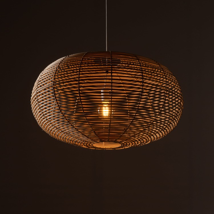 Lampa sufitowa Wisząca RATTAN L 11155 Nowodvorski Lighting w stylu boho rattanowa Inspiracje Premium