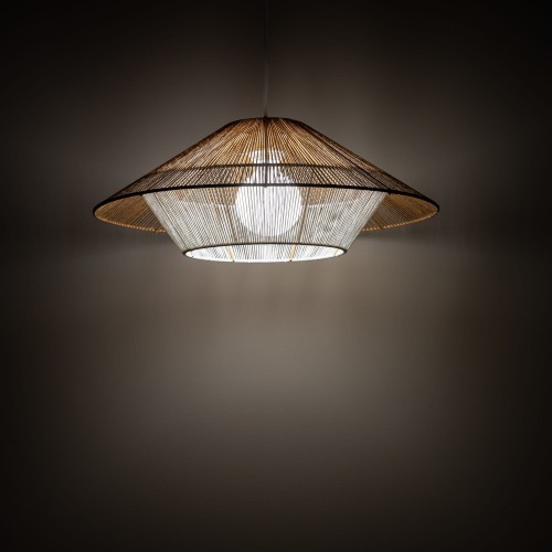Lampa sufitowa Wisząca JAPANDI S 11156 Nowodvorski Lighting w stylu boho rattanowa Inspiracje Premium