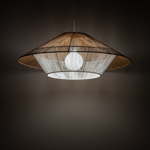 Lampa sufitowa Wisząca JAPANDI M 11157 Nowodvorski Lighting w stylu boho rattanowa Inspiracje Premium