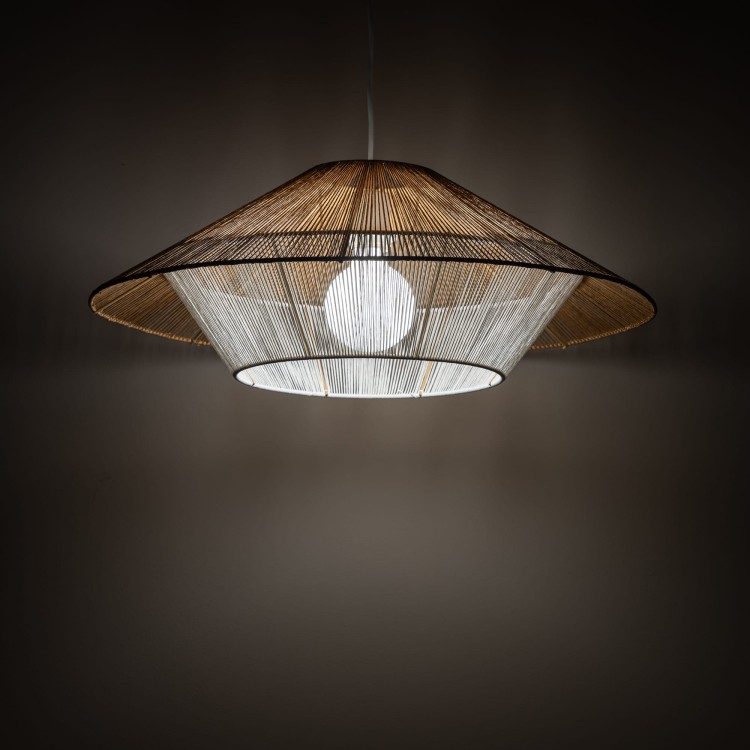 Lampa sufitowa Wisząca JAPANDI M 11157 Nowodvorski Lighting w stylu boho rattanowa Inspiracje Premium