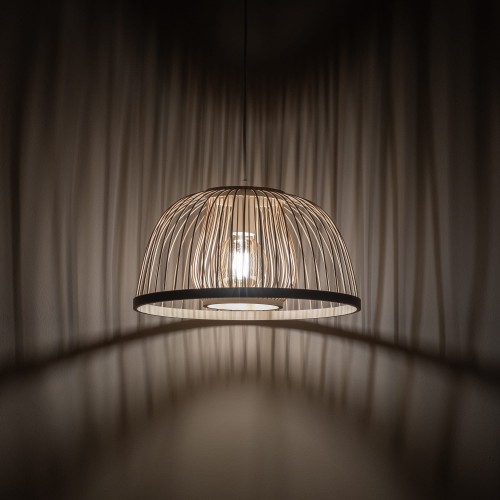 Lampa sufitowa Wisząca KRABI 11158 Nowodvorski Lighting w stylu boho rattanowa Inspiracje Premium