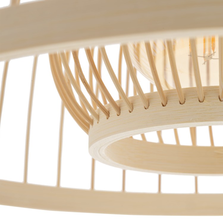 Lampa sufitowa Wisząca KRABI 11158 Nowodvorski Lighting w stylu boho rattanowa Inspiracje Premium