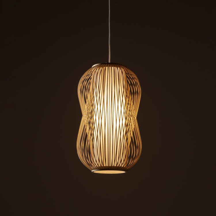 Lampa sufitowa Wisząca PUKET M 11161 Nowodvorski Lighting w stylu boho rattanowa Inspiracje Premium