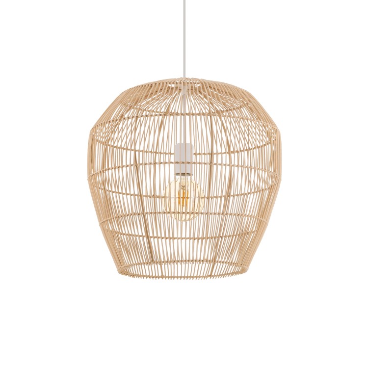 Lampa sufitowa Wisząca HAITI S 11163 Nowodvorski Lighting w stylu boho rattanowa Inspiracje Premium