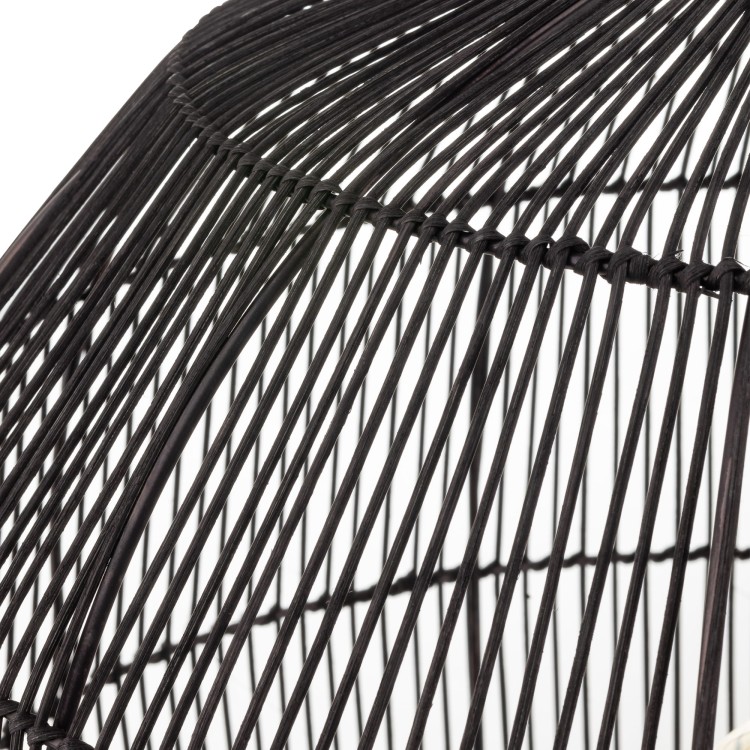 Lampa sufitowa Wisząca HAITI L 11168 Nowodvorski Lighting w stylu boho rattanowa czarna Inspiracje Premium