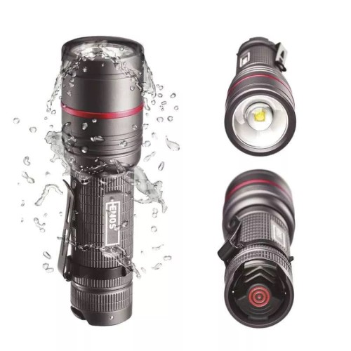 Latarka metalowa taktyczna CREE LED Ultibright 70 IP65 P3170 Emos 340lm 3xAAA surwiwal survival survivor trwała wodoodporna