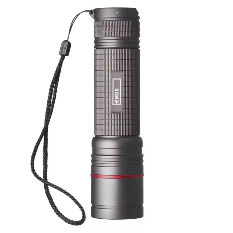 Latarka metalowa taktyczna CREE LED Ultibright 90 IP65 P3190 Emos 1200lm Ładowalna Akumulator Li-Ion surwiwal survival survivor trwała wodoodporna