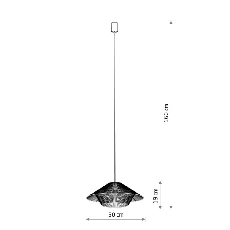 Lampa sufitowa Wisząca JAPANDI S 11156 Nowodvorski Lighting w stylu boho rattanowa Inspiracje Premium