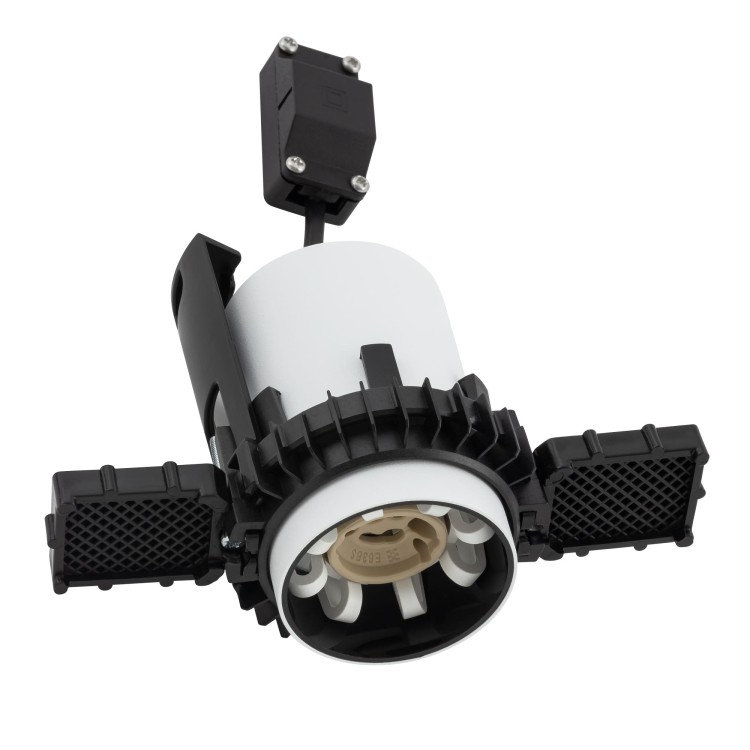 Lampa sufitowa punktowa podtynkowa MONO SLIDE TRIMLESS WHITE/BLACK 10803 NOWODVORSKI Lighting 1x GU10 Spot oświetleniowa nowoczesna sufitowa chowana wsuwana metal biało czarna biała czarny Inspiracje Premium
