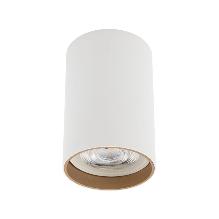 Lampa sufitowa punktowa podtynkowa MONO SLIDE TRIMLESS WHITE/GOLD 10804 NOWODVORSKI Lighting 1x GU10 Spot oświetleniowa nowoczesna sufitowa chowana wsuwana metal biało złota biała złoty Inspiracje Premium