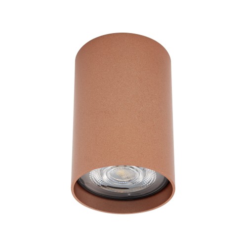 Lampa sufitowa punktowa podtynkowa MONO SLIDE TRIMLESS COPPER 10807 NOWODVORSKI Lighting 1x GU10 Spot oświetleniowa nowoczesna sufitowa chowana wsuwana metal satynowa miedź miedziana miedziany Inspiracje Premium