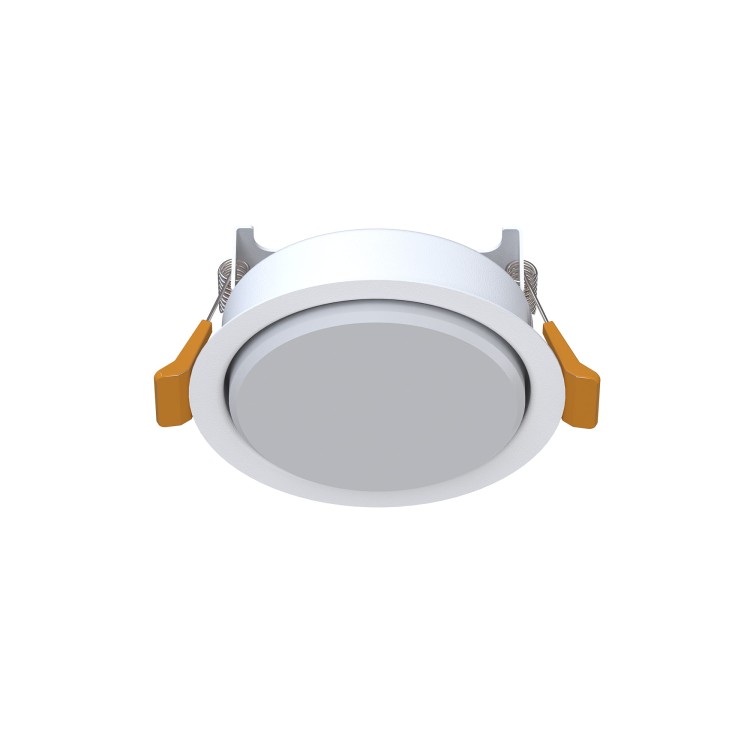 Lampa sufitowa punktowa podtynkowa UNO S WHITE 10840 NOWODVORSKI Lighting 1x GX53 Spot oświetleniowa nowoczesna oczko sufitowe metal biało biały biała Inspiracje Premium