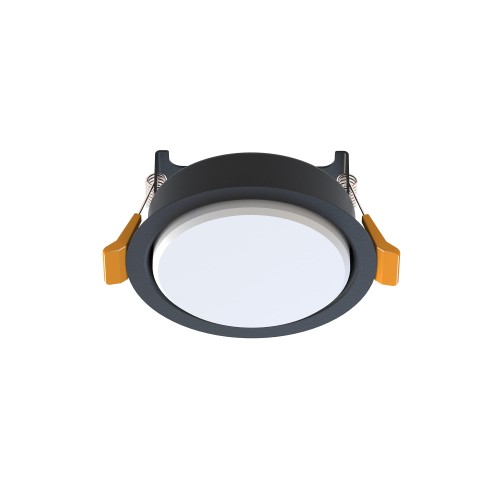 Lampa sufitowa punktowa podtynkowa UNO S BLACK 10841 NOWODVORSKI Lighting 1x GX53 Spot oświetleniowa nowoczesna oczko sufitowe metal czarno czarny czarna Inspiracje Premium