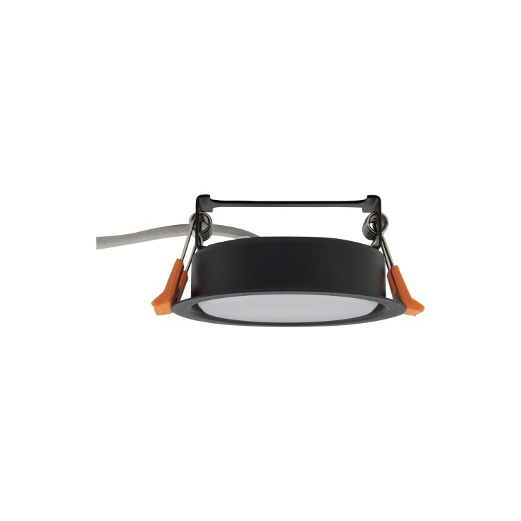 Lampa sufitowa punktowa podtynkowa UNO S BLACK 10841 NOWODVORSKI Lighting 1x GX53 Spot oświetleniowa nowoczesna oczko sufitowe metal czarno czarny czarna Inspiracje Premium